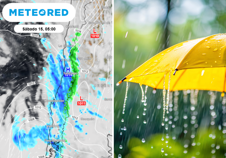 Meteored confirma tormentas el&eacute;ctricas, lluvias y fuertes rachas de viento entre Valpara&iacute;so y Biob&iacute;o desde el jueves