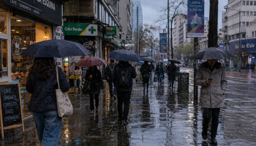 Probables tormentas el&eacute;ctricas, trombas marinas y nuevos frentes: as&iacute; seguir&aacute; la lluvia en el centro-sur y sur de Chile