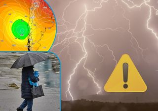 Tormentas eléctricas y granizos en las próximas horas: DMC alerta sobre efectos de la baja segregada