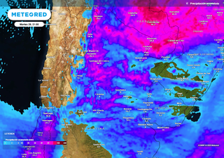 Tormentas en el centro de Argentina y un frente frío que cambiará el panorama meteorológico del país