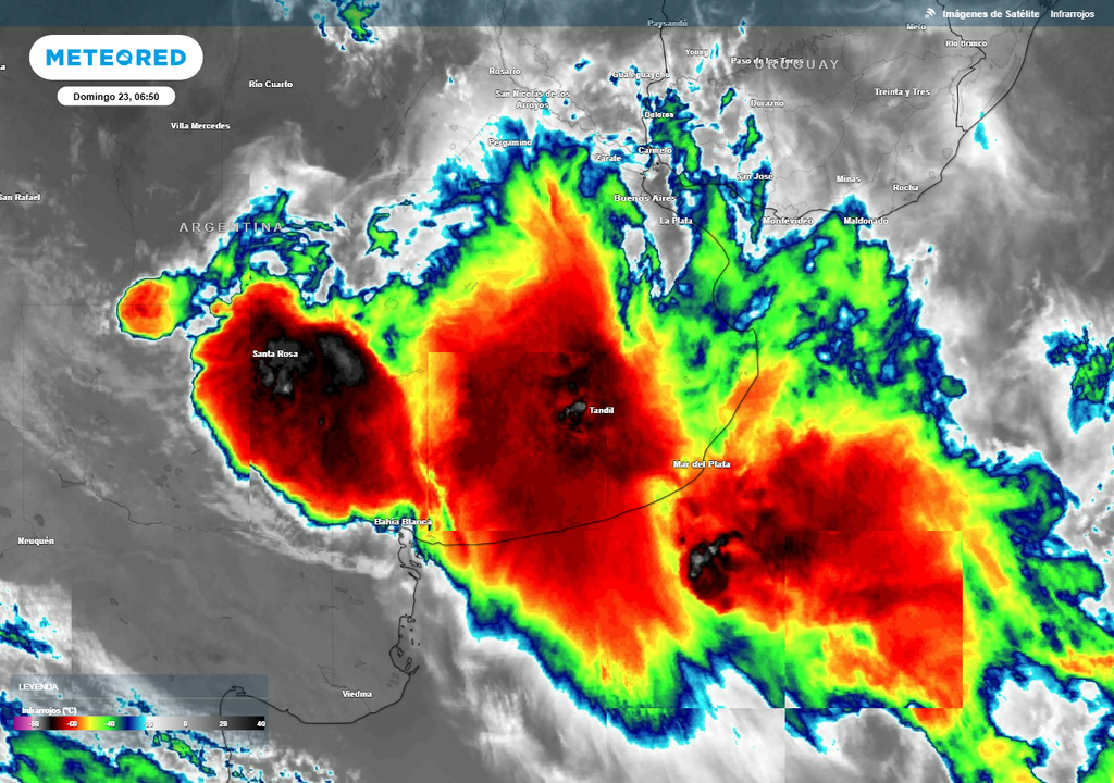 Tiempo Argentina pronóstico ola de calor alerta tormentas fuertes Buenos Aires