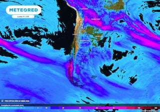 Nuevas tormentas fuertes avanzando de sur a norte por Argentina durante este fin de semana largo