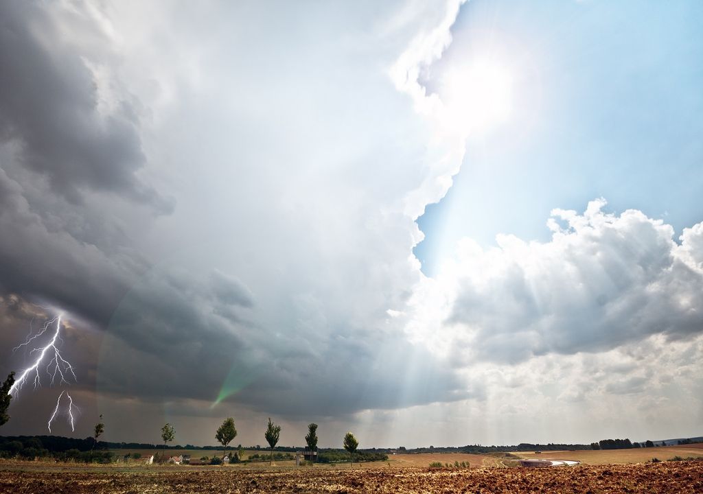 Sol y lluvias, calor y frío en México.