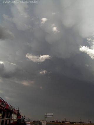 Tormentas manchegas... atracón final de Mammatus