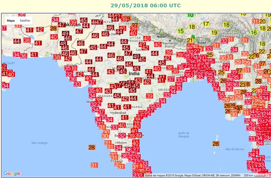 Tormentas Mortiferas Y Altas Temperaturas En La India Tormentas Mortiferas Y Altas Temperaturas En La India