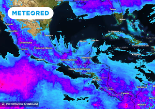 Tormentas muy fuertes en México por ondas tropicales y baja presion en el Pacífico