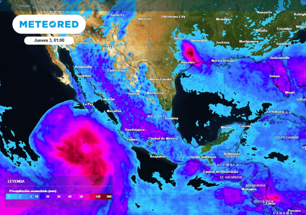 LLuvias Pronóstico de lluvias para este miércoles en México.