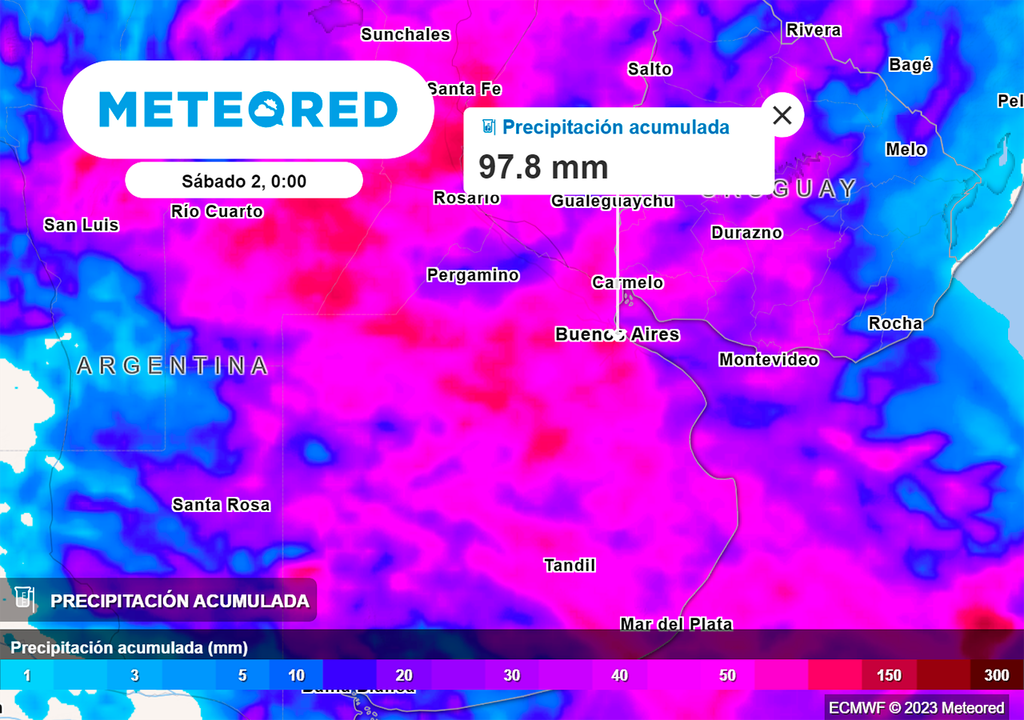 Tormenta, Severa, Acumulados, Lluvia, Argentina, Alerta