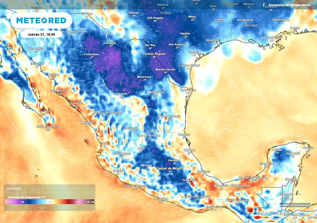 El calor dominará, pero las fuertes tormentas previstas ayudarán a refrescar el noreste, centro, oriente y sur. El calorón seguirá en estados costeros dominando.