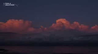 Tormentas sobre Barcelona en time-lapse