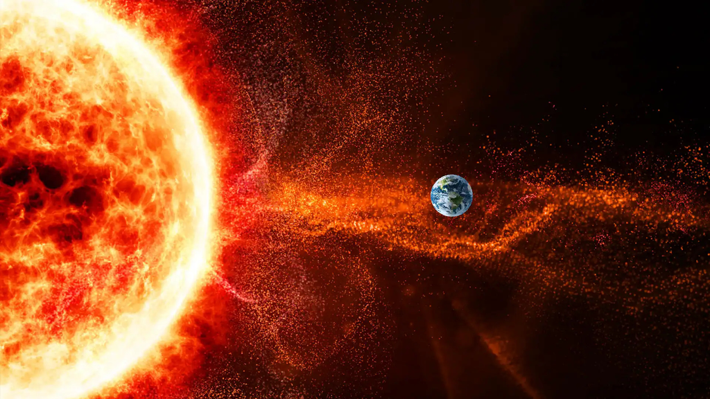 El tiempo en la superficie de la Tierra se puede ver alterado por la intensas tormentas solares. imagen de NewsBytes