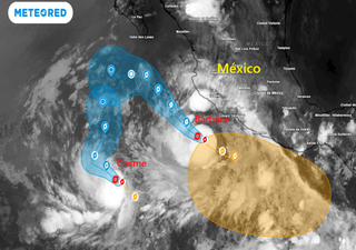 Las tormentas tropicales Barbara y Cosme se pasean frente a las costas mexicanas del Pacífico: ¿Dalila en puertas?