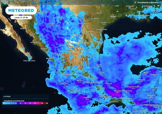 Tormentas y calor hoy domingo en M&eacute;xico, gener&aacute;ndose granizadas en estados del Norte, Occidente y Centro