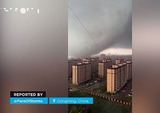 Devastador tornado causa grandes daños: 1 muerto y 79 heridos en Dongming, China