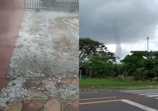 Tornado e tempestade histórica de granizo marcam o fim da semana