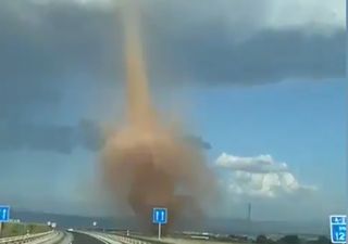 Tornado en Teruel y pedrisco, fenómenos que se pueden repetir hoy