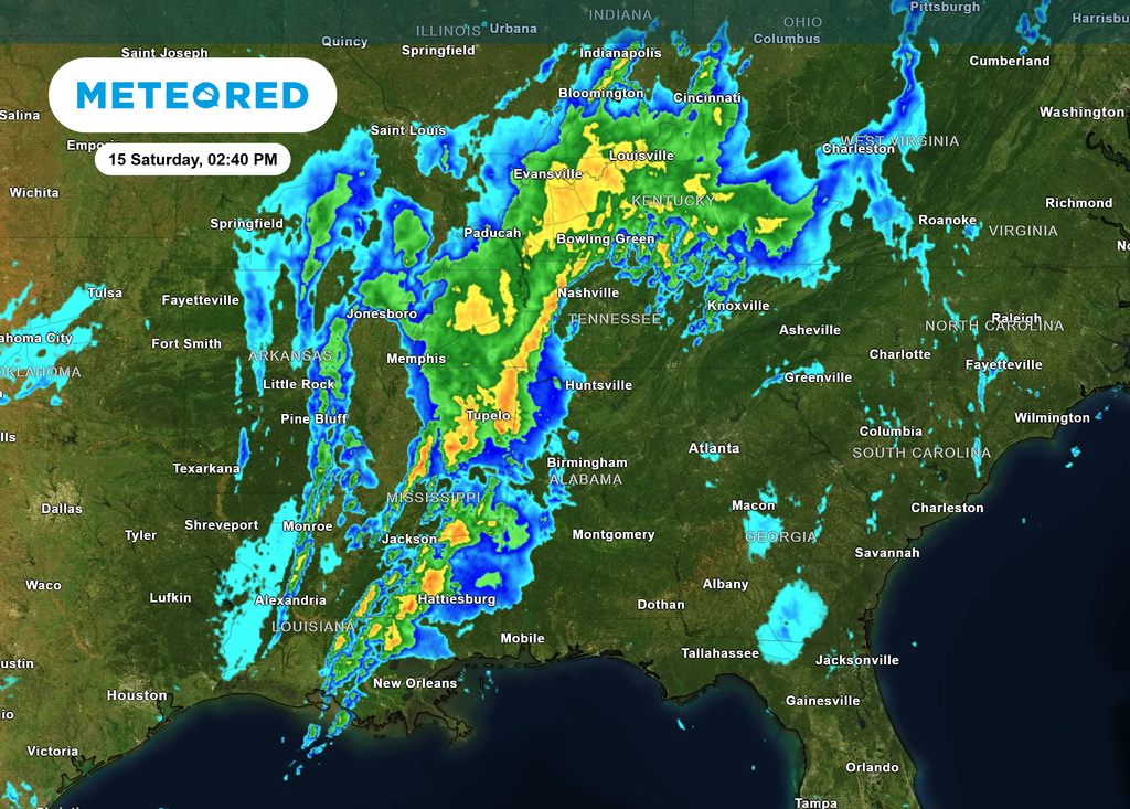 Tornado Outbreak Underway: SPC Issues High Risk for Gulf Coast, Deep ...