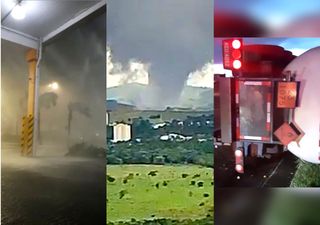 Imagens impressionantes de tornado em São José dos Campos, SP