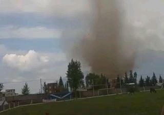 Tornado sorprende en Argentina