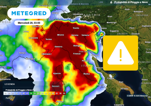 Tra domani e mercoled&igrave; nuova intensa perturbazione. L'esperto Alessio Colella avverte: "ancora neve a bassa quota"