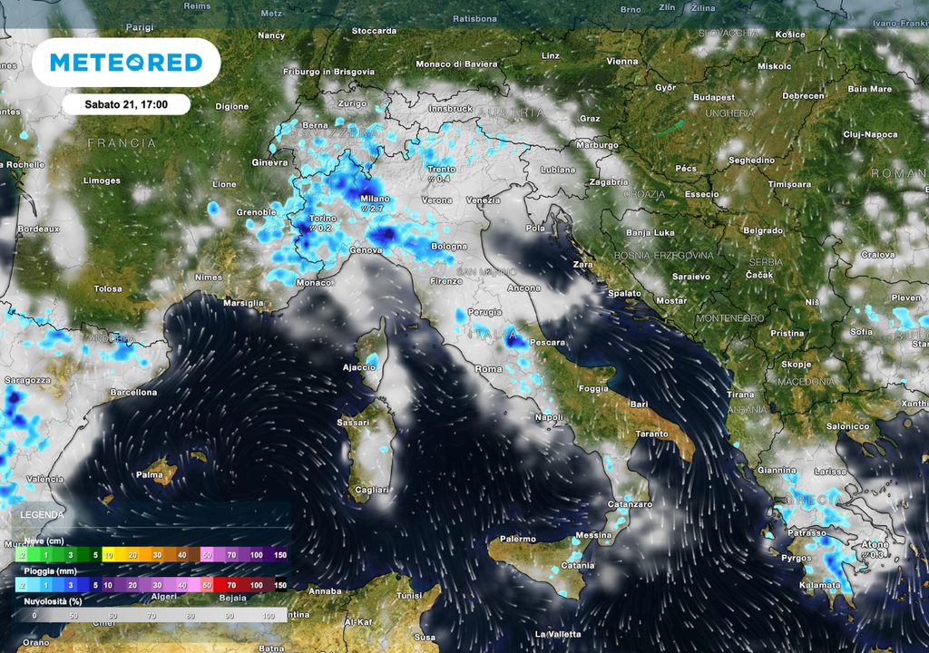 Sabato di instabilità: temporali in azione al Nord e sulle aree alpine Sabato di instabilità: temporali in azione al Nord e sulle aree alpine