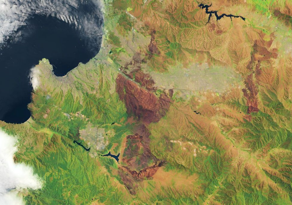 Imagen de satélite.