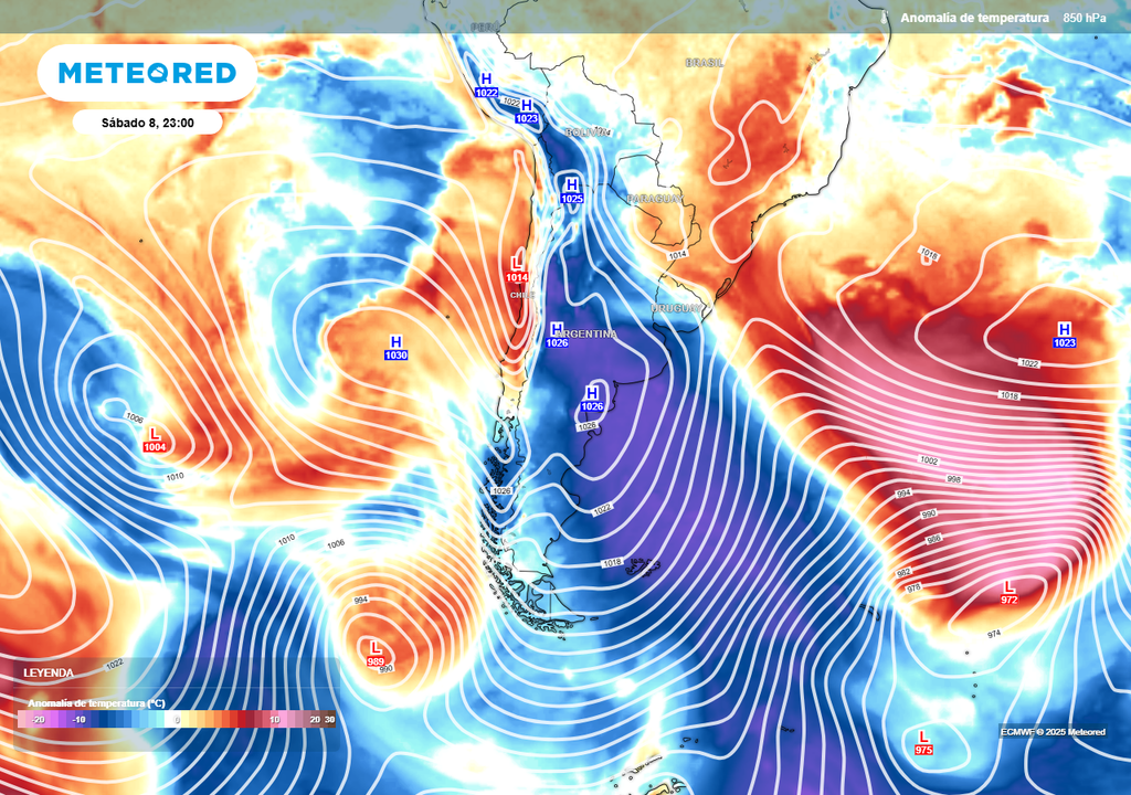 Tiempo pronóstico alerta Argentina frio verano calor otoño tormentas fuertes