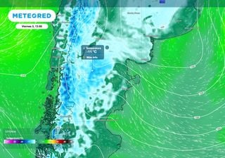 Tras el pico de aire ant&aacute;rtico, la Patagonia inicia una lenta recuperaci&oacute;n: d&oacute;nde seguir&aacute;n las heladas m&aacute;s intensas