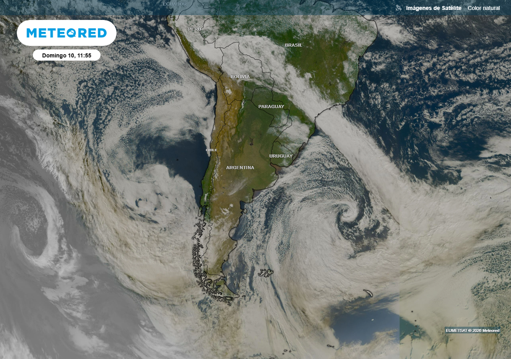 Argentina tiempo frío pronóstico ciclogénesis Domingo mayormente despejado en gran parte de Argentina.