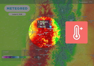Tras la baja segregada se sentirá el calor en el centro del país: hasta 36 ºC en algunas comunas de la RM