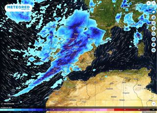 Avisos de la AEMET mañana por Aline: amenaza de ciclogénesis explosiva sobre la península, lluvias y vientos fuertes