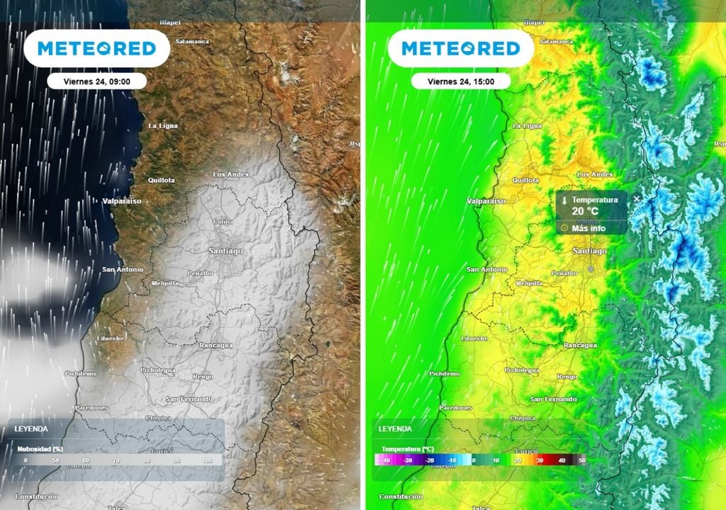 Se pronostican intervalos nubosos durante el viernes, lo que hará que no suban más de 20 grados los termómetros.