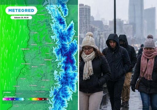 Tras la lluvia llega el fr&iacute;o a Santiago: el fin de semana dejar&aacute; m&iacute;nimas de hasta 3 &deg;C