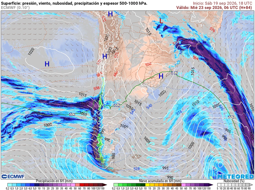 Desde el día miércoles vuelven las precipitaciones a la zona central, marcando el inicio de las precipitaciones tras el fin de semana largo.