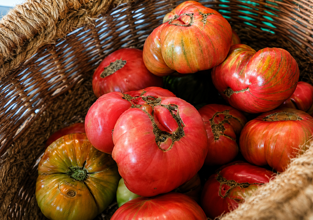 Los tomates figuran entre las hortalizas cuya disponibilidad podría verse afectada por las dificultades productivas y logísticas provocadas por los recientes ríos atmosféricos. Getileza de ODEPA.