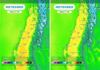 Chile central tendr&aacute; 2 d&iacute;as de pausa tras las tormentas: ECMWF anticipa el regreso de las lluvias el domingo 18