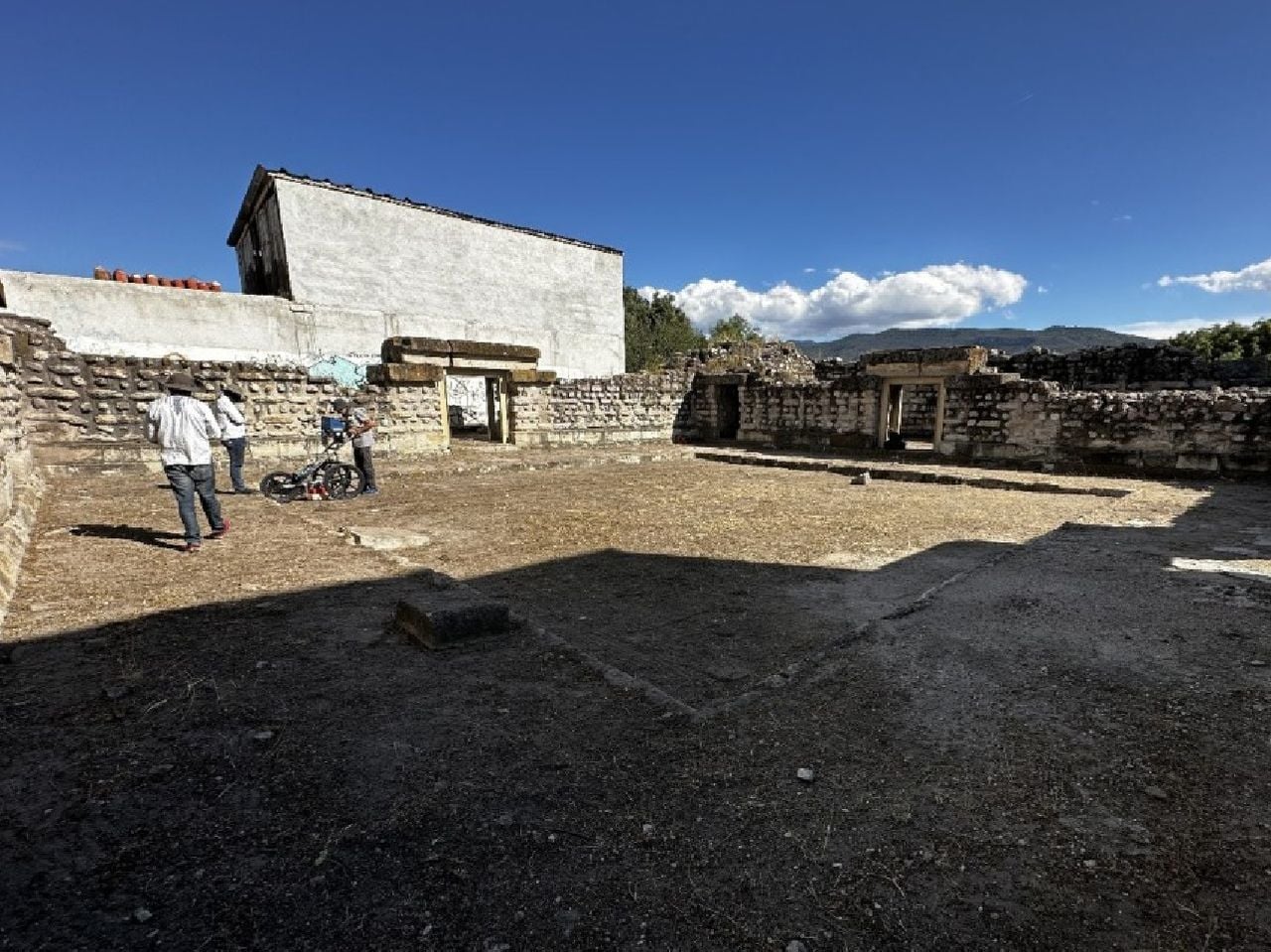 El proyecto, se ha ido desarrollando con tecnolgía no destructiva. Imagen tomada de: Secretaría de Cultura / INAH