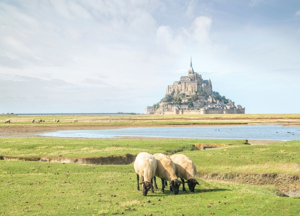 Le Mont-Saint-Michel - ligne d'arrivée d'une fabuleuse traversée.