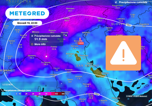 Tregua gi&agrave; finita: nelle prossime ore tornano pioggia e neve, ecco dove colpir&agrave; il maltempo