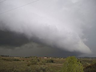 Tremendo Arcus sobre Madrid 28 octubre 2005