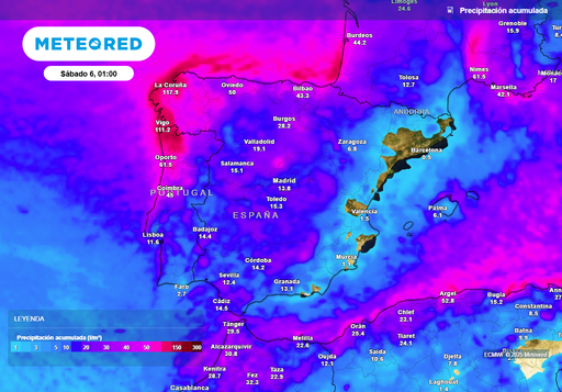 Tren de borrascas en los próximos 10 días: cuatro frentes con lluvias y nieve afectarán España; fechas clave