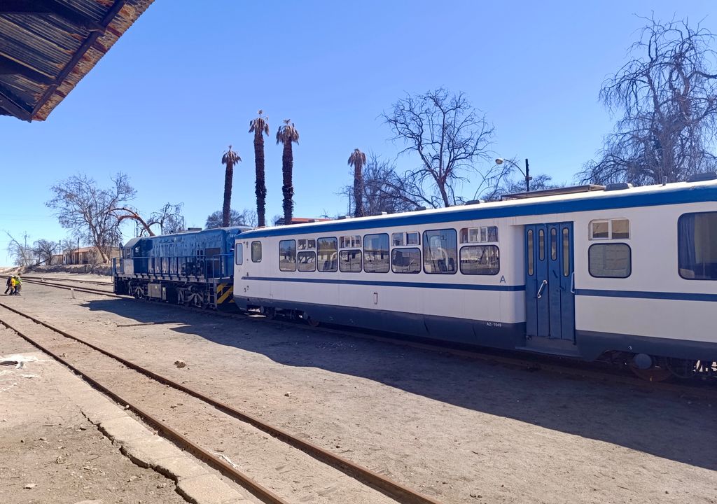 Tren Turístico en Arica, norte de Chile.