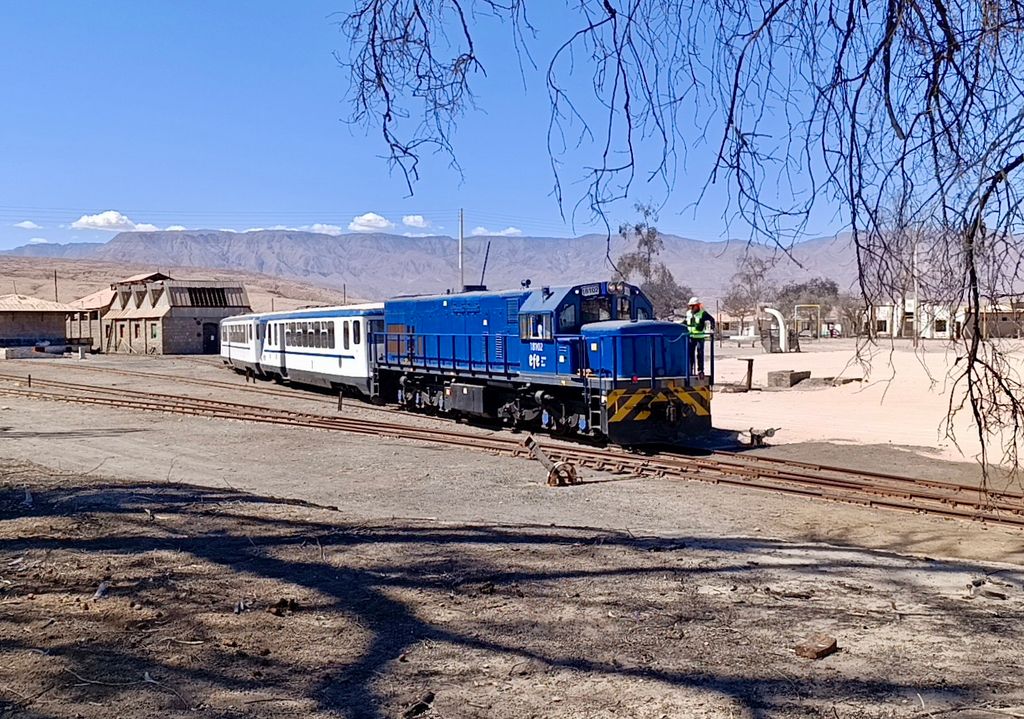 Estación Central del ferrocarril Arica - La Paz.