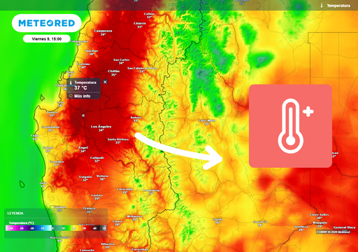 "Tres d&iacute;as consecutivos con 35 &deg;C": DMC advierte por altas temperaturas para &Ntilde;uble, Biob&iacute;o y La Araucan&iacute;a