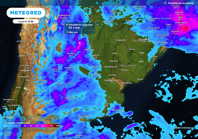 Tres frentes fr&iacute;os lograr&aacute;n enfriar la Argentina de sur a norte, pero antes habr&aacute; tormentas y vientos intensos