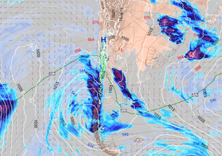 Tres frentes llegar&aacute;n a Chile la pr&oacute;xima semana: el &uacute;ltimo lo esperamos el fin de semana, con lluvias hasta Coquimbo