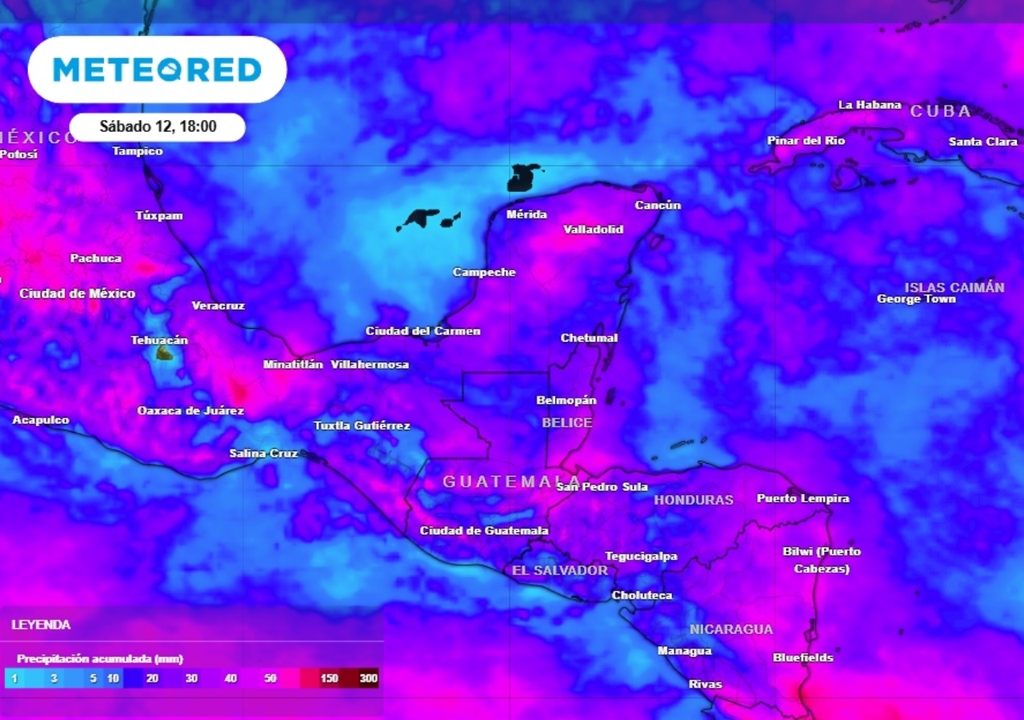 LLuvias El paso de ondas tropicales traerá lluvias intensas a la Península de Yucatán.