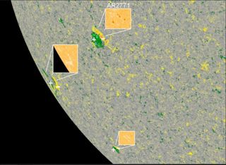 Tres regiones del nuevo Ciclo solar 25