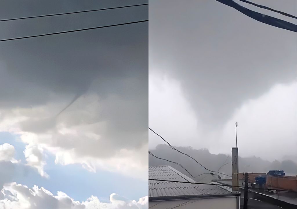 Tornados foram noticiados na última semana ao redor do Brasil. Tornados foram noticiados na última semana ao redor do Brasil.