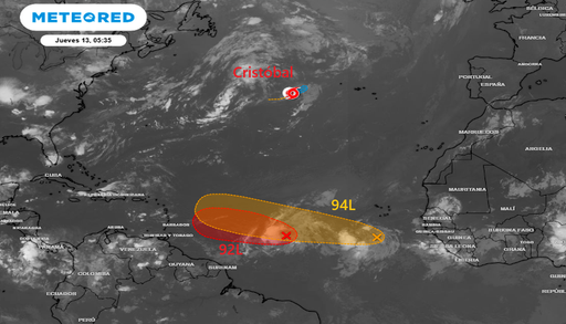 Tras Crist&oacute;bal, ahora podr&iacute;a desarrollarse la tormenta tropical Dolly en el Atl&aacute;ntico Norte